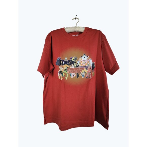 Uniqlo UT One Piece 15th Anniversary Dark Orange T-Shirt Large Cotton Unisex New - Picture 1 of 8